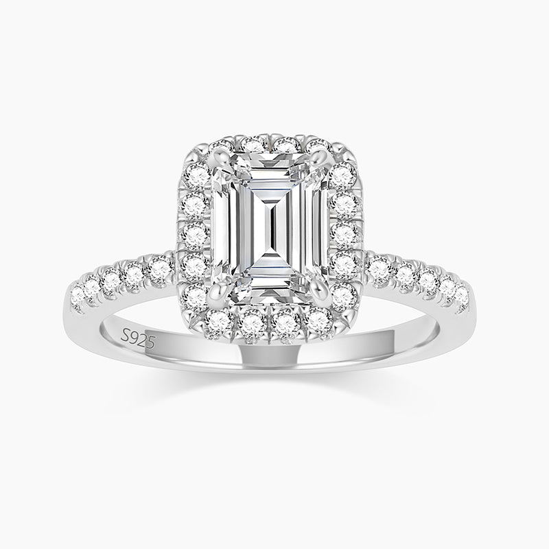 cubic zirconia rings, silver wedding rings for women, silver rings set, emerald ring, affordable rings under 50