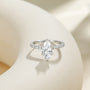 marquise ring for women, silver marquise ring, cubic zirconia rings