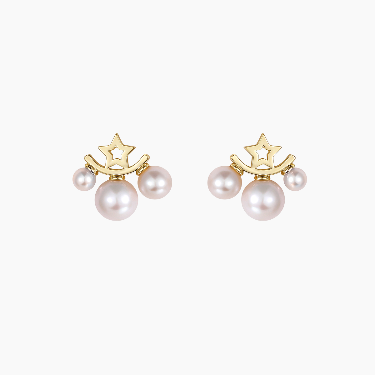 Star Fresh Pearl Earrings