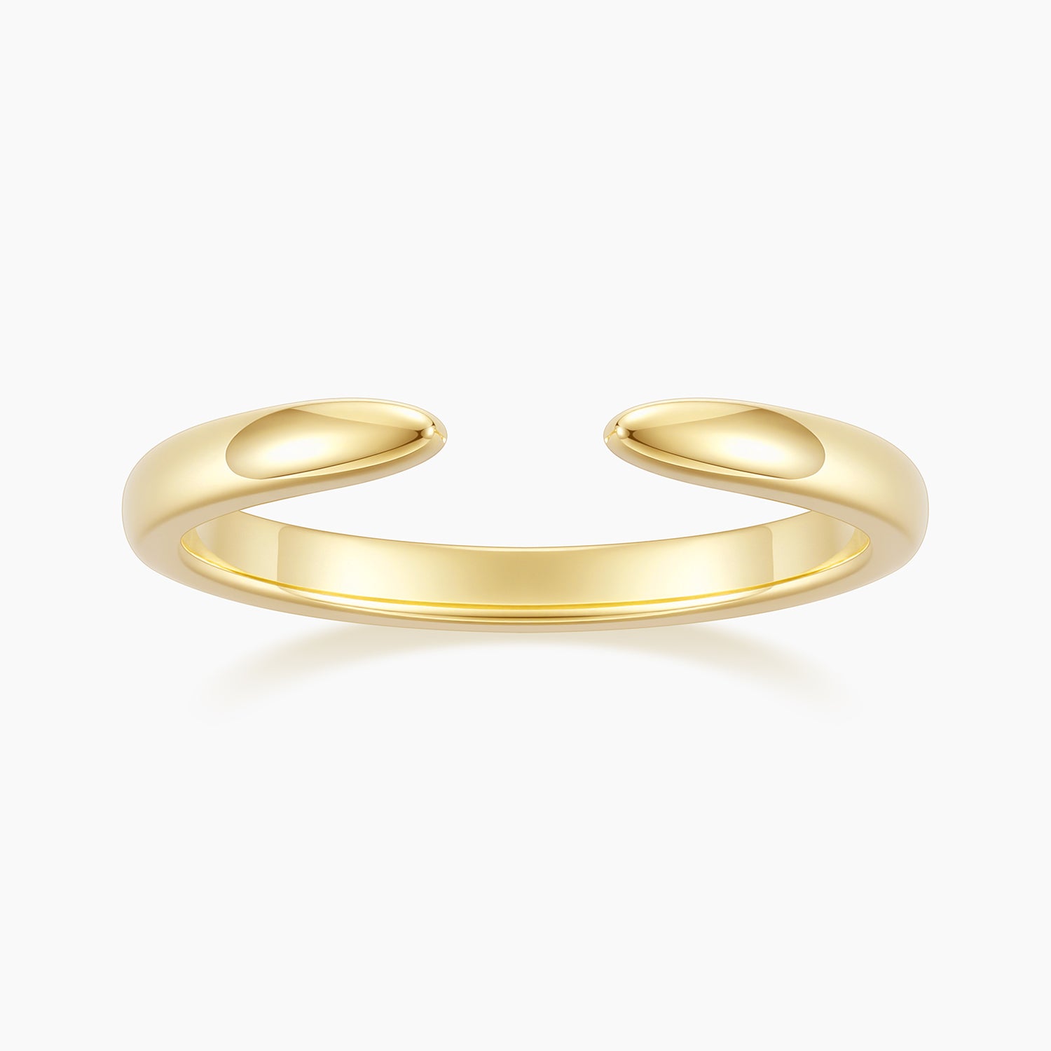 classic polish open stackable ring, minimalist wedding band ring, modern promise ring, eamti rings, cheap wedding rings under $50, copper ring, open wedding bands