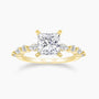 s925 wedding rings, cubic zirconia rings for women, cushion cut rings, eamti silver ring