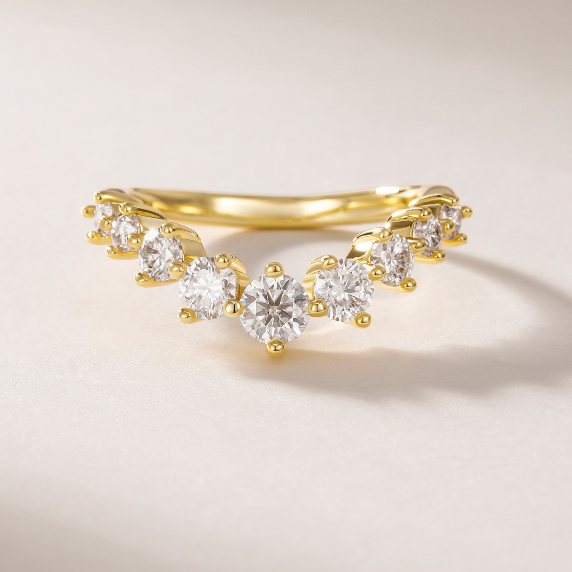 anniversary band stackable ring, unique wedding bands, unique wedding rings, curved wedding band, urved wedding ring
CZ Stones, EGB, eamti, travel ring, eamti jewelry