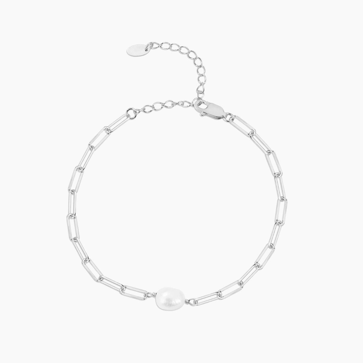 link bracelet, pearl bracelet, mom bracelet, freshwater pearl bracelet, mother of pearl gold