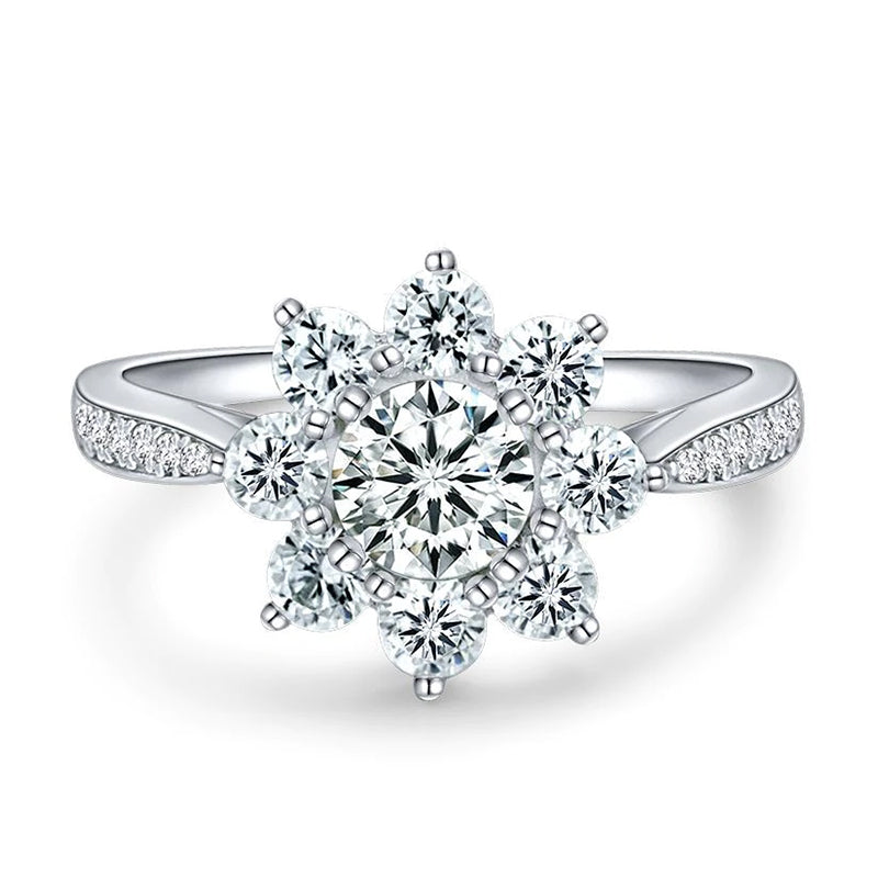 snowflake ring; quality engagement rings; Eamti;