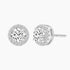 post earrings, s925 silver earrings, solitaire earrings, cubic zirconia earrings for women