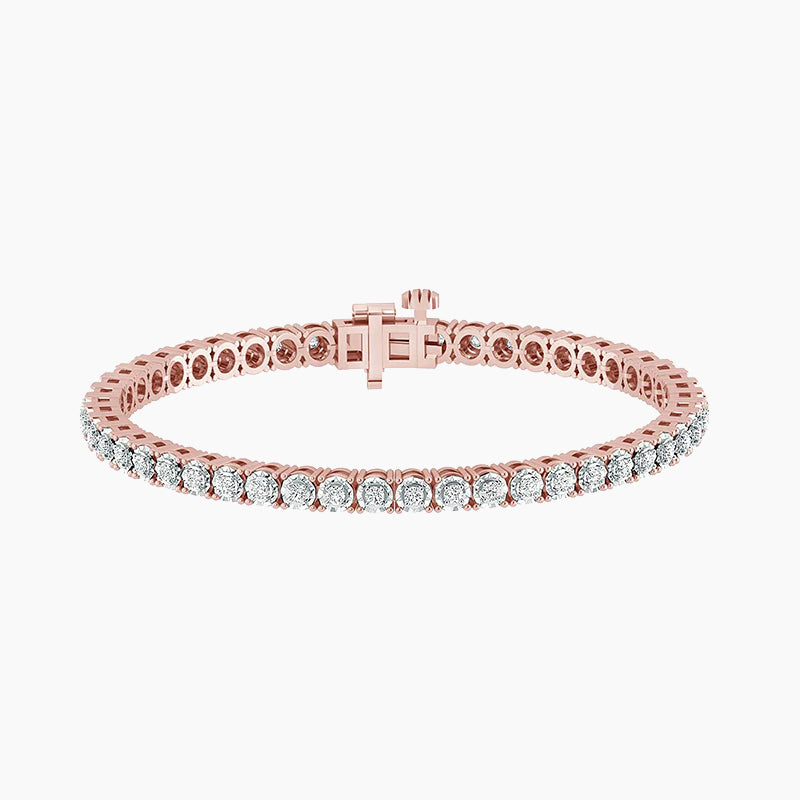 Circle Link Tennis Bracelet – Eamti