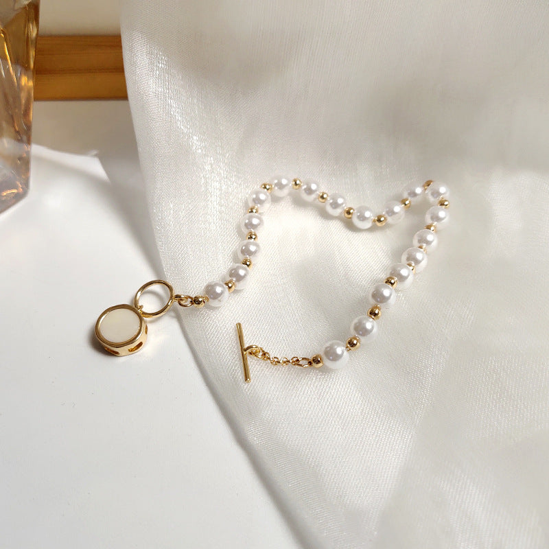 pearl bracelet; elegant bracelet; Eamti;