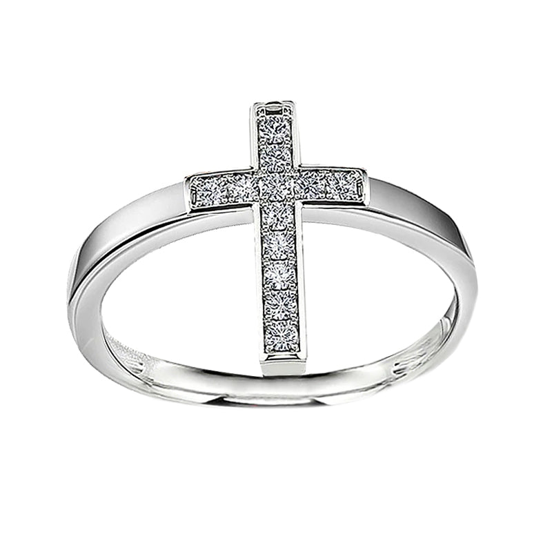 stylish wedding rings; faith sterling silver rings; Eamti;