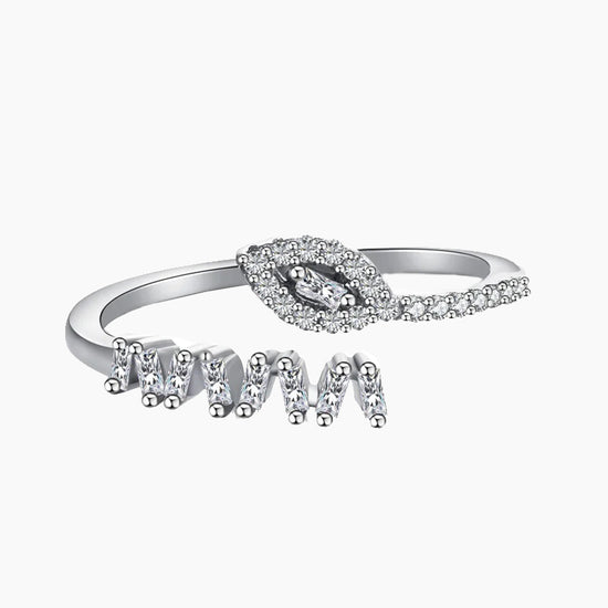sterling silver rings; stylish wedding rings; Eamti;