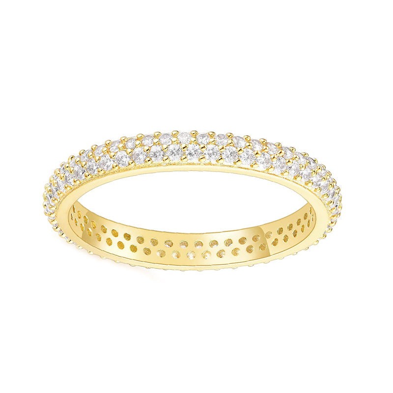 rose gold plated rings; stunning wedding rings; Eamti;