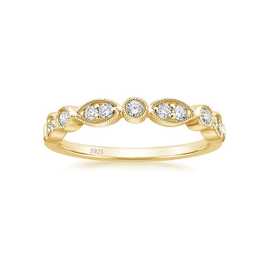 gold plated rings; eternity rings for women; Eamti;