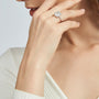 sterling silver ring; stunning wedding rings; Eamti, cubic zirconia ring, stackable ring, affordable jewelry for woman, cheap ring under $50