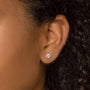 sterling silver earrings; stone stud earrings; Eamti, post earrings, s925 silver earrings, solitaire earrings, cubic zirconia earrings for women, cz s925 earrings