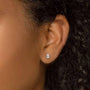stud earrings; sterling silver earrings; stud earrings; Eamti;