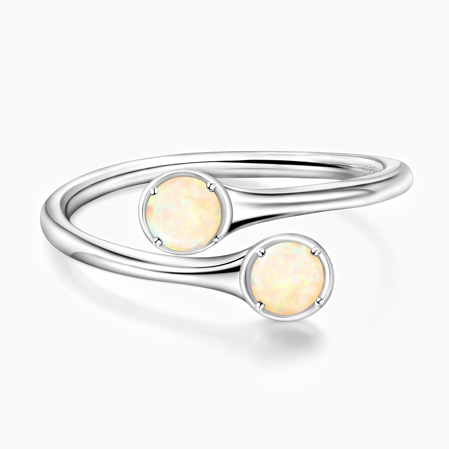 October Double Opal Birthstone