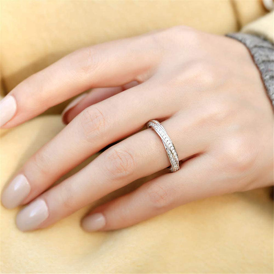 sterling silver rings, twisted gems ring, silver twist ring, wedding band for men, mens wedding band ring under $50
