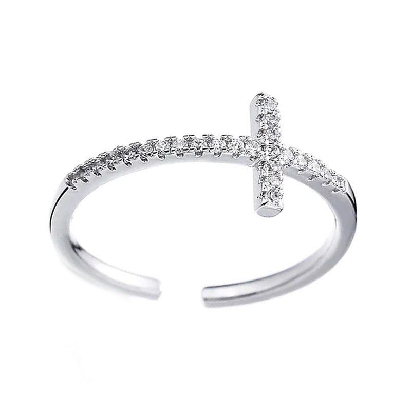 Open Adjustable Stackable Engagement Ring