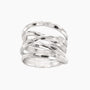 woven rings, layered rings, band rings, sterling silver