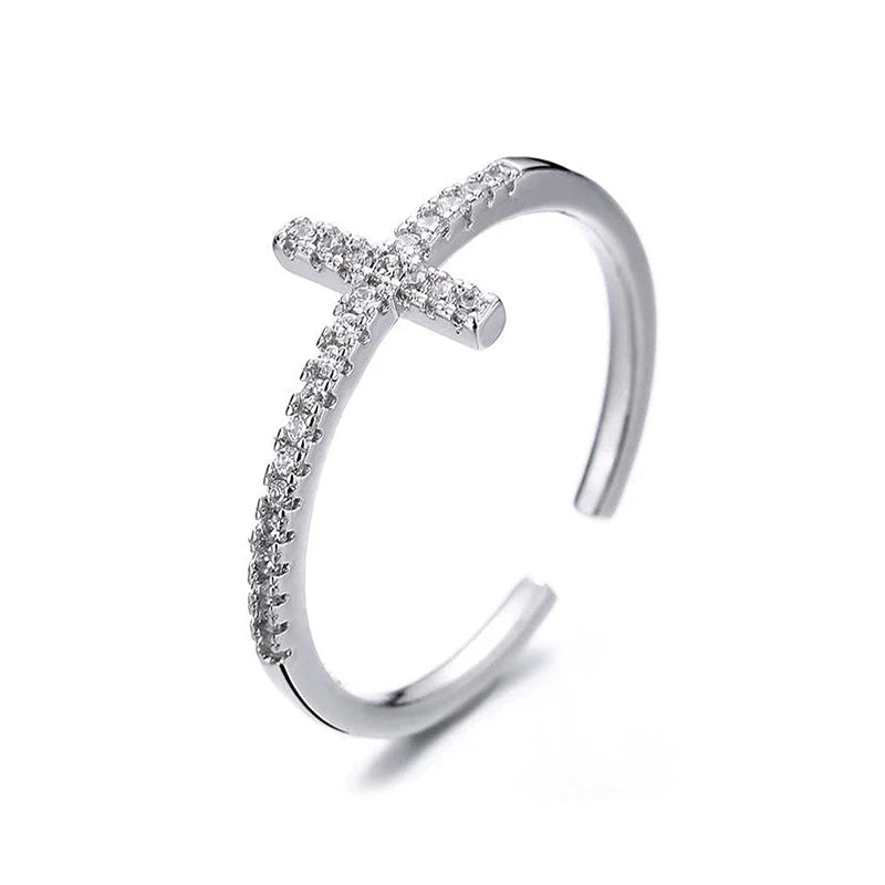 Open Adjustable Stackable Engagement Ring