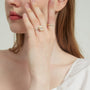 s925 silvers set, emerald cut rings, 2ct rings for wedding, 2ct rings for women, gold plated rings, stuuning cz ring, eternity ring