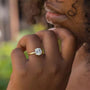 solitaire ring, silver cubic zirconia ring, cubic zirconia engagement ring, cubic zirconia wedding rings, 2ct wedding ring, cheap wedding ring under $50, silver round ring, round cut ring