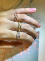 line cross rings; quality rings; affordable wedding rings; Eamti;