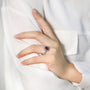 infinity ring, affordable wedding rings, good cheap engagement rings, Eamti, cubic zirconia ring