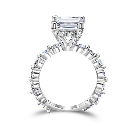shiny wedding rings; affordable engagement rings; Eamti;