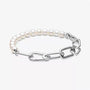 freshwater pearl bracelet, elegent bracelet, 925 silver pearl bracelet, silver bracelet for women, pearl bracelet