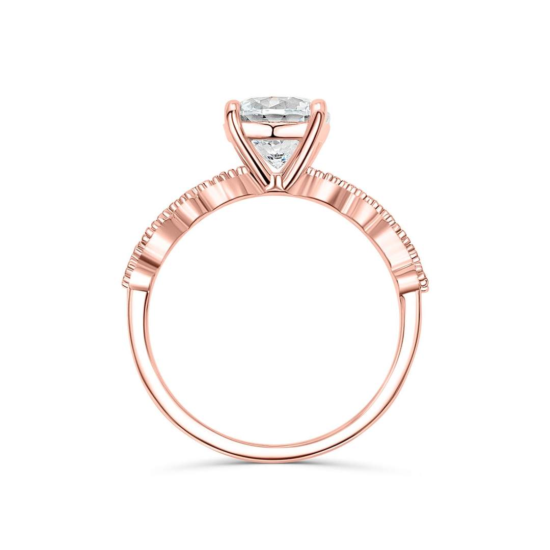925 Sterling Silver Elegant Round Ring