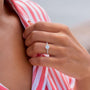 round cut engagement rings, round wedding rings, 1 carat wedding rings, silver wedding rings for women, sterling silver engagement rings