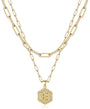 initial necklace, gold plated initial necklace, fashion necklace for women