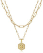 initial necklace, gold plated initial necklace, fashion necklace for women