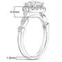 cz engagement ring set, cz bridal ring sets, travel wedding ring sets, cheap wedding ring sets, sterling silver bridal ring sets