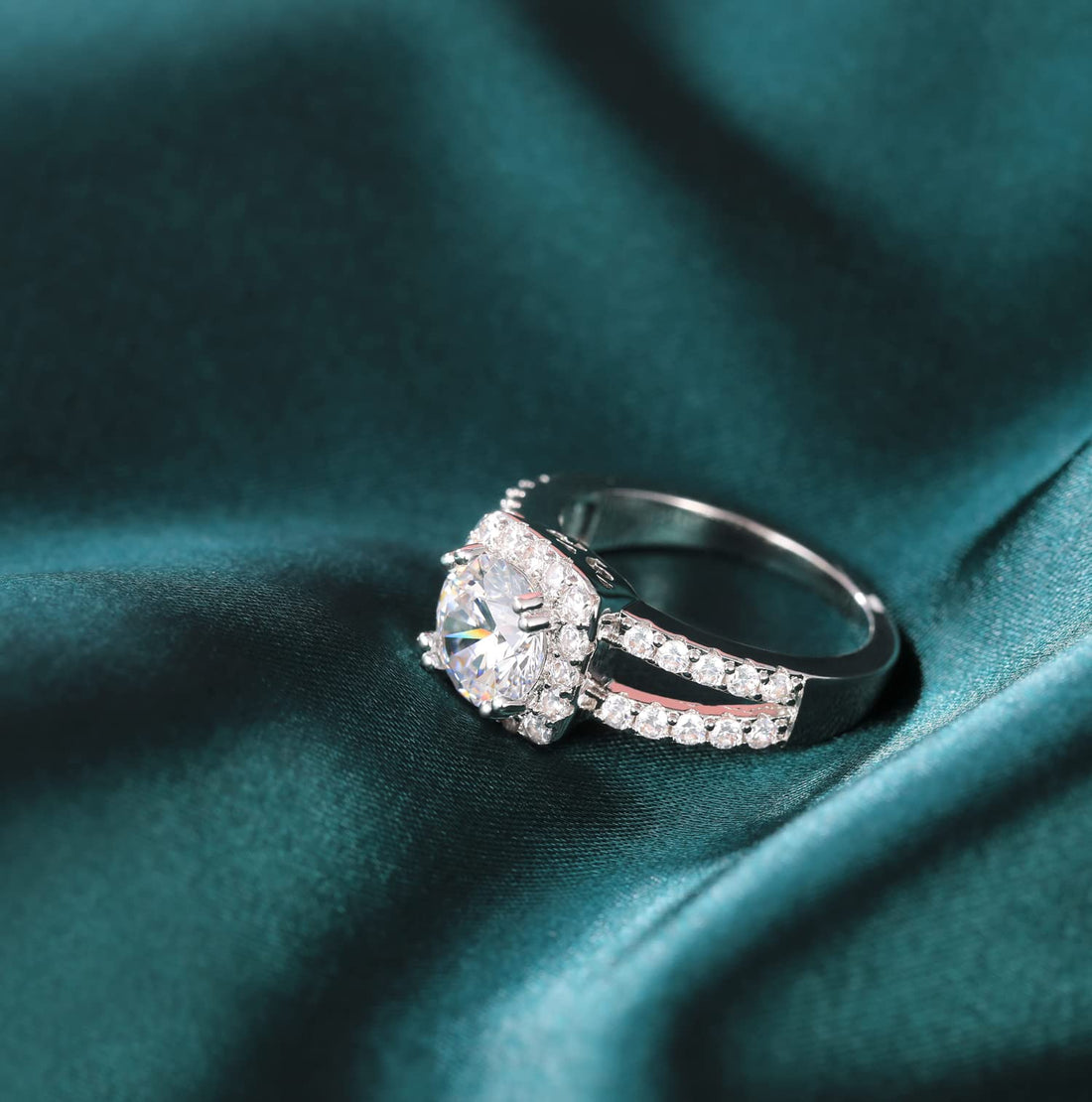 affordable wedding rings; cubic zirconia rings; Eamti;