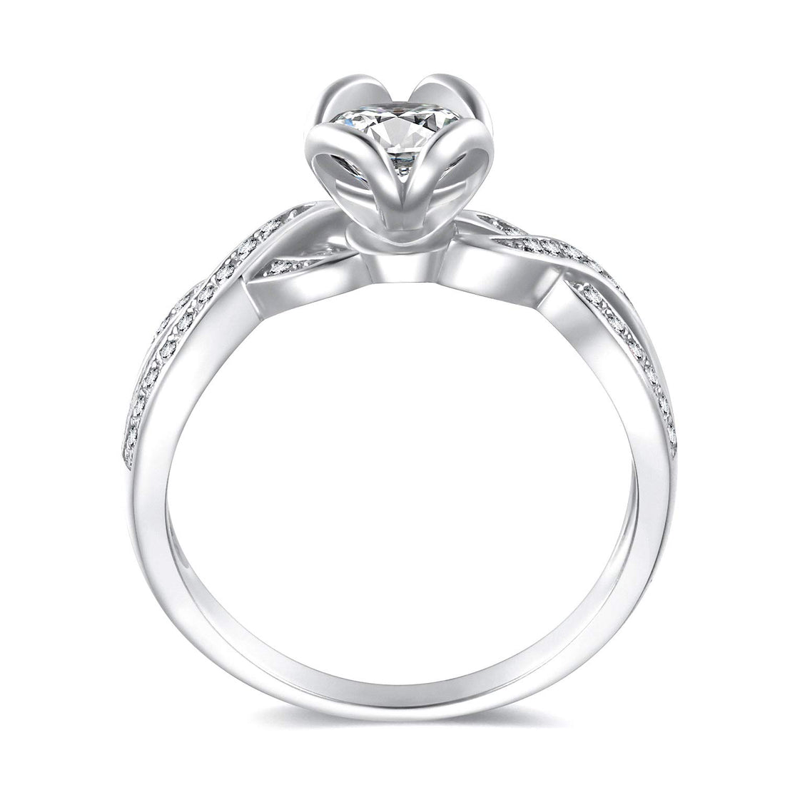 stunning wedding rings; 1 carat engagement rings; Eamti;
