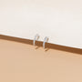 925 sterling silver earrings; hoop earrings; Eamti;