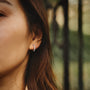 925 sterling silver earrings; hoop earrings; Eamti;