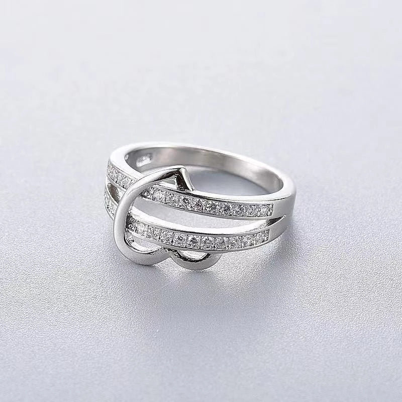 cubic zirconia rings; simple rings for woman; Eamti;