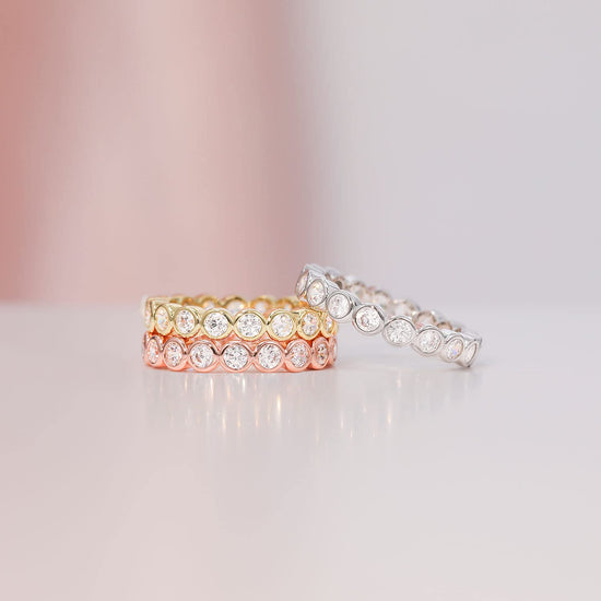 sterling silver rings; stackable rings; Eamti;
